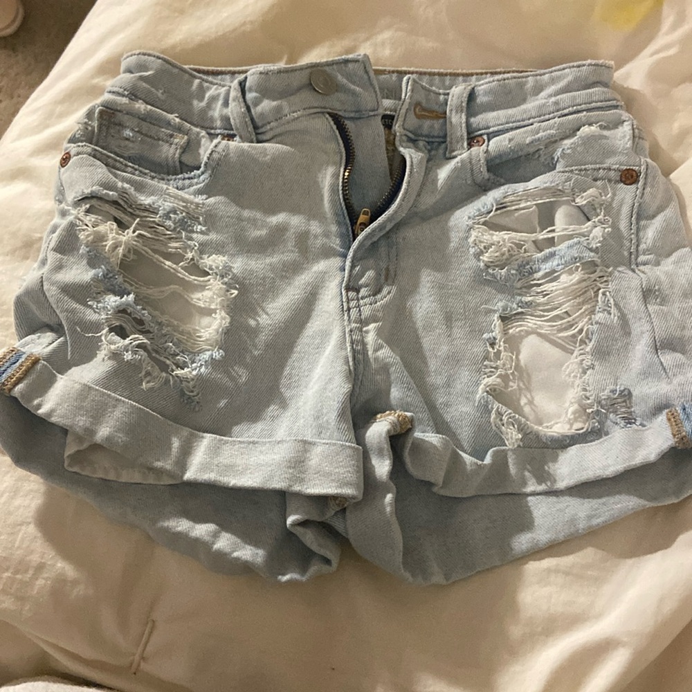 american eagle jean shorts